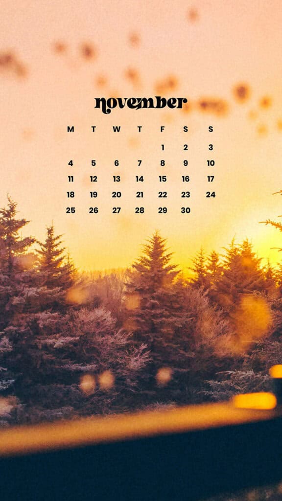 NOVEMBER 2024 WALLPAPERS – 60 FREE PHONE &amp; DESKTOP CALENDARS!, Oh So Lovely Blog