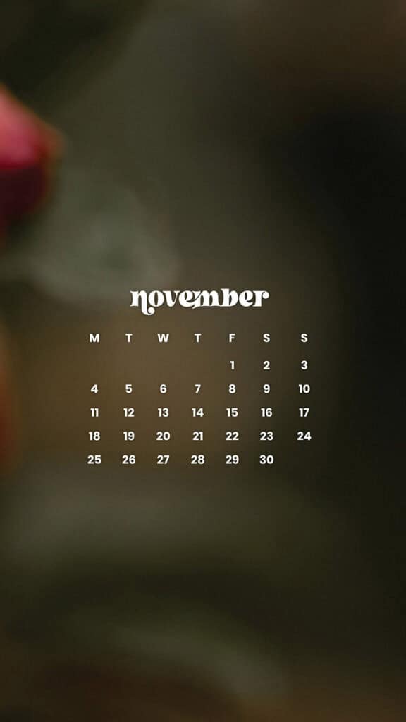 NOVEMBER 2024 WALLPAPERS – 60 FREE PHONE &amp; DESKTOP CALENDARS!, Oh So Lovely Blog