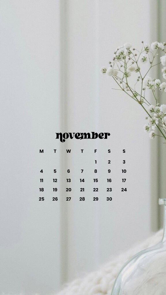 NOVEMBER 2024 WALLPAPERS – 60 FREE PHONE &amp; DESKTOP CALENDARS!, Oh So Lovely Blog