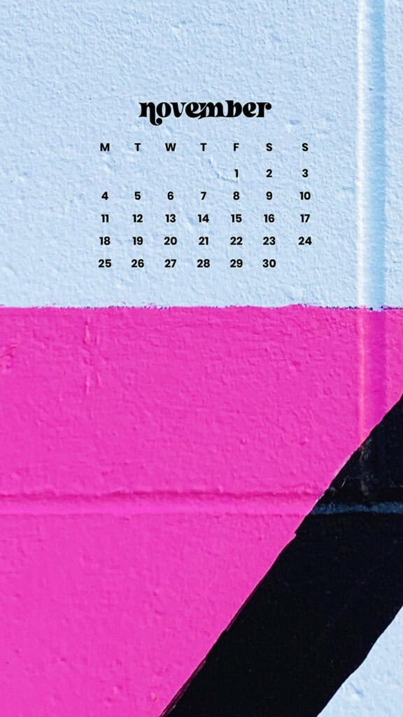 NOVEMBER 2024 WALLPAPERS – 60 FREE PHONE &amp; DESKTOP CALENDARS!, Oh So Lovely Blog
