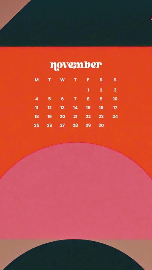 NOVEMBER 2024 WALLPAPERS – 60 FREE PHONE &amp; DESKTOP CALENDARS!, Oh So Lovely Blog