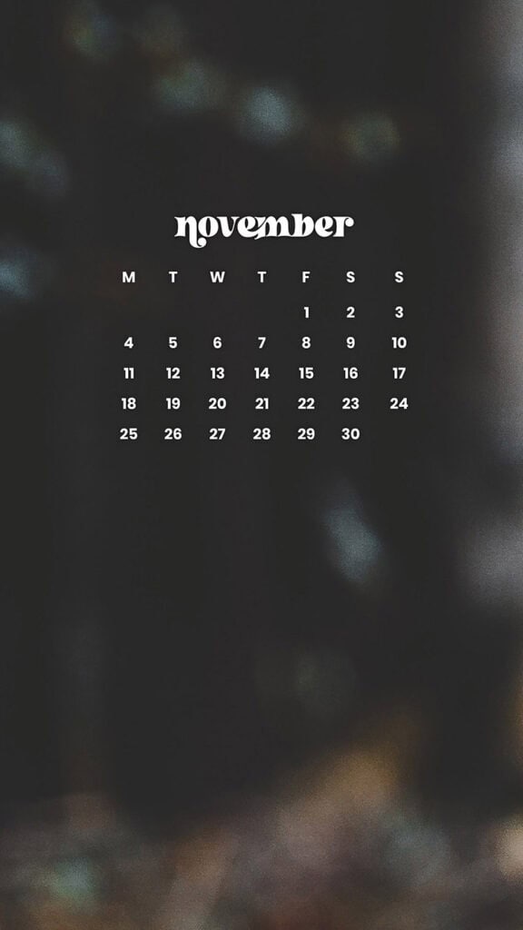 NOVEMBER 2024 WALLPAPERS – 60 FREE PHONE &amp; DESKTOP CALENDARS!, Oh So Lovely Blog