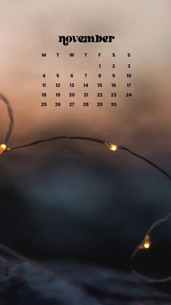 NOVEMBER 2024 WALLPAPERS – 60 FREE PHONE &amp; DESKTOP CALENDARS!, Oh So Lovely Blog