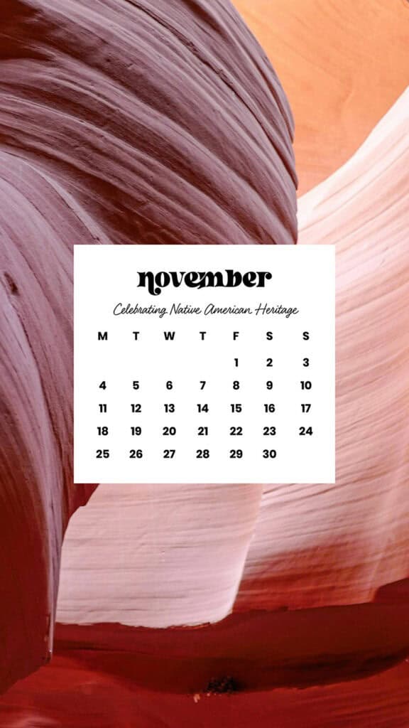 NOVEMBER 2024 WALLPAPERS – 60 FREE PHONE &amp; DESKTOP CALENDARS!, Oh So Lovely Blog