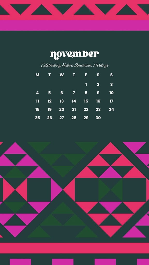 NOVEMBER 2024 WALLPAPERS – 60 FREE PHONE &amp; DESKTOP CALENDARS!, Oh So Lovely Blog