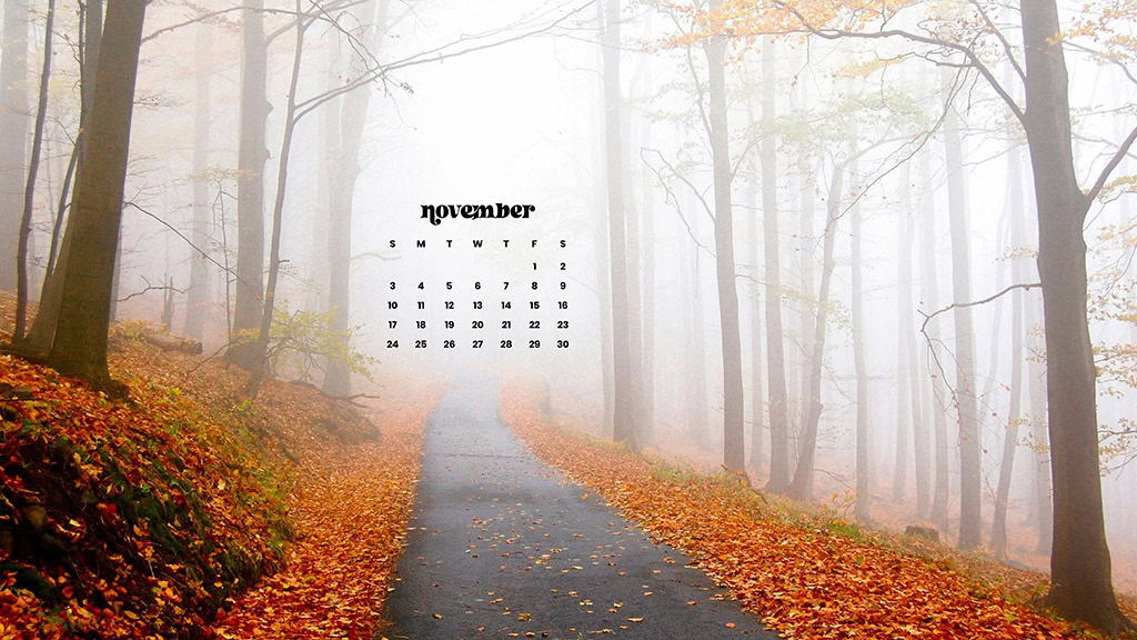 NOVEMBER 2024 WALLPAPERS – 60 FREE PHONE &amp; DESKTOP CALENDARS!, Oh So Lovely Blog