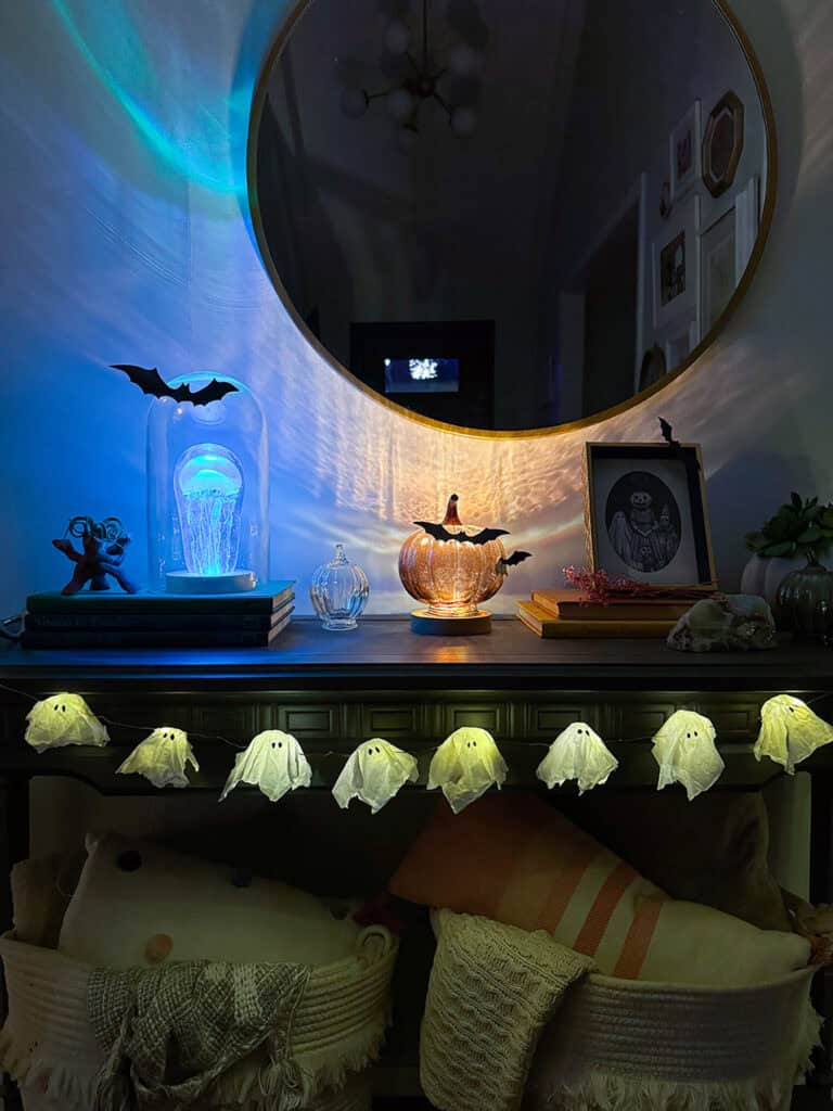 How to make DIY Ghost Lights, Oh So Lovely Blog