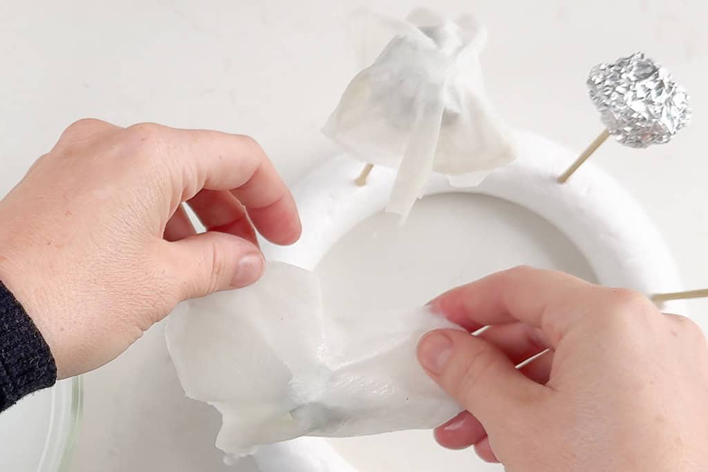 How to make DIY Ghost Lights, Oh So Lovely Blog