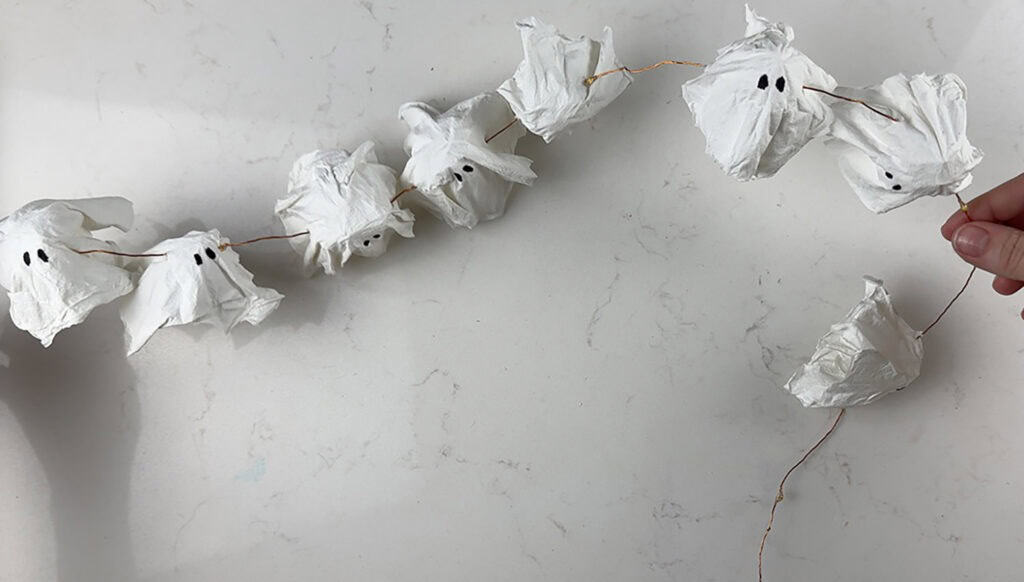 How to make DIY Ghost Lights, Oh So Lovely Blog