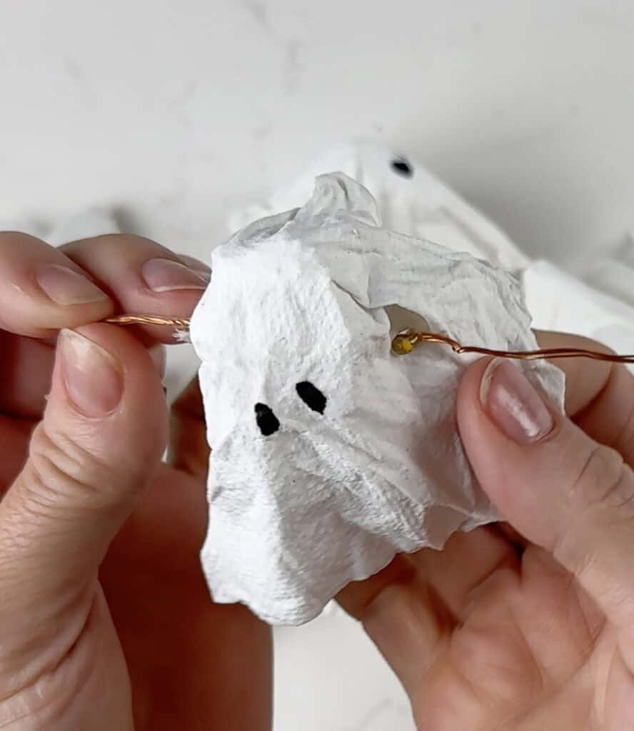 How to make DIY Ghost Lights, Oh So Lovely Blog