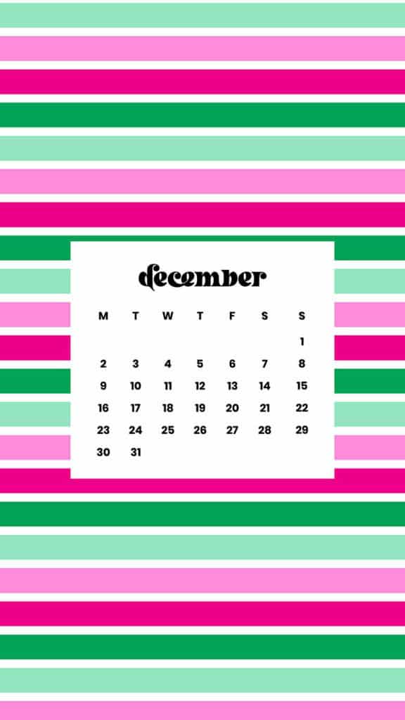 December 2024 Wallpapers – 79 Free Phone &amp; Desktop Calendars (+ Hanukkah &amp; Kwanzaa Options), Oh So Lovely Blog