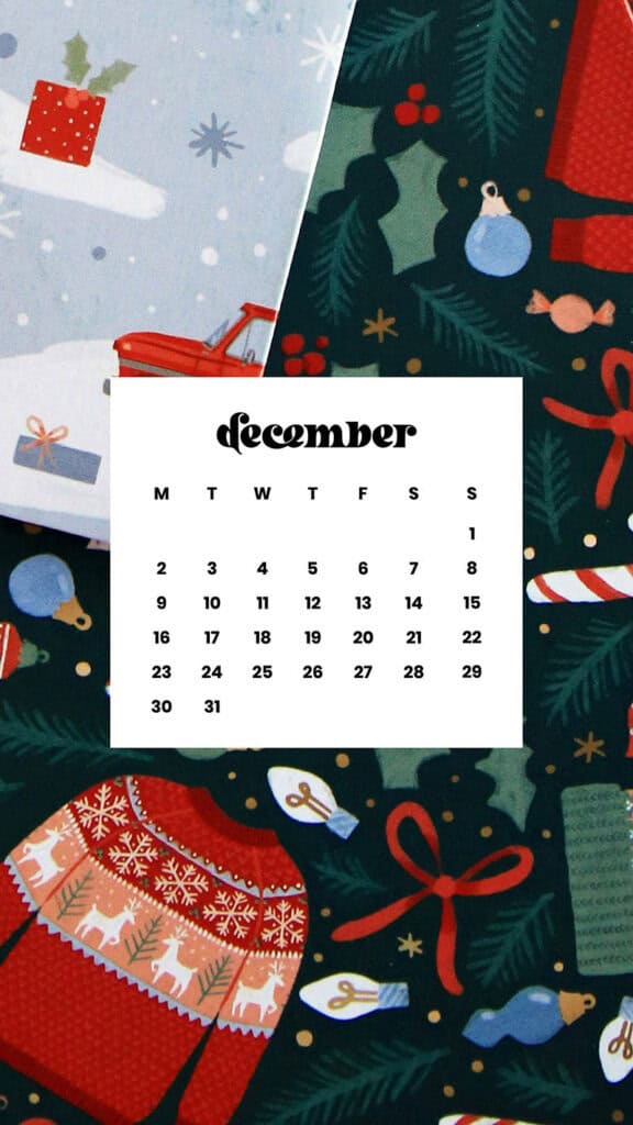 December 2024 Wallpapers – 79 Free Phone &amp; Desktop Calendars (+ Hanukkah &amp; Kwanzaa Options), Oh So Lovely Blog