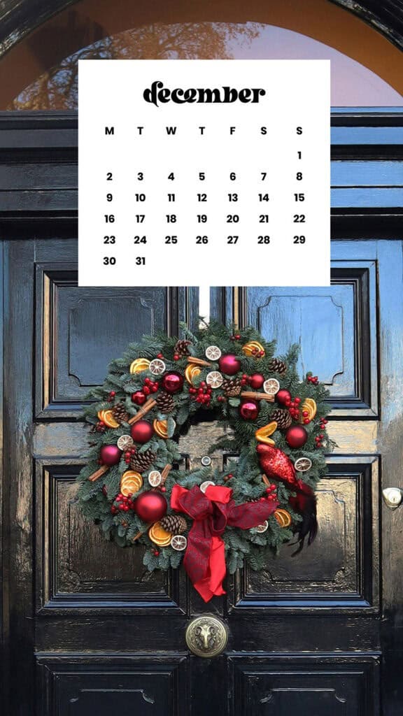 December 2024 Wallpapers – 79 Free Phone &amp; Desktop Calendars (+ Hanukkah &amp; Kwanzaa Options), Oh So Lovely Blog