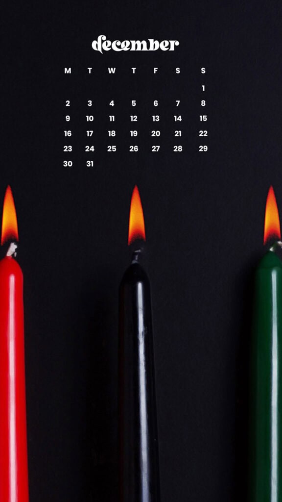December 2024 Wallpapers – 79 Free Phone &amp; Desktop Calendars (+ Hanukkah &amp; Kwanzaa Options), Oh So Lovely Blog