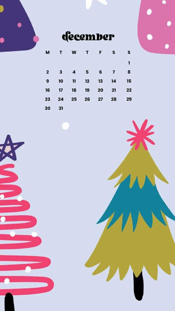 December 2024 Wallpapers – 79 Free Phone &amp; Desktop Calendars (+ Hanukkah &amp; Kwanzaa Options), Oh So Lovely Blog