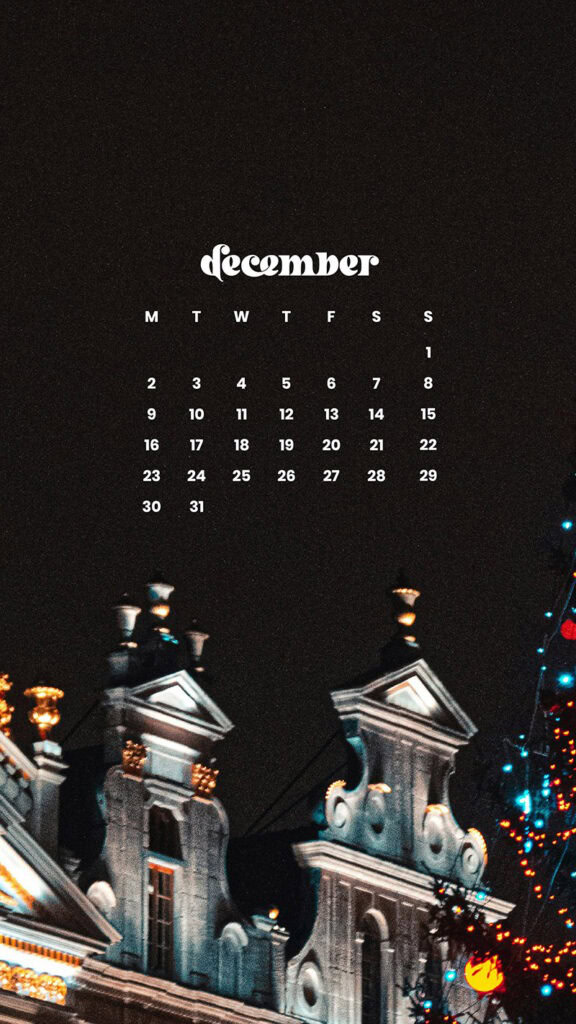 December 2024 Wallpapers – 79 Free Phone &amp; Desktop Calendars (+ Hanukkah &amp; Kwanzaa Options), Oh So Lovely Blog