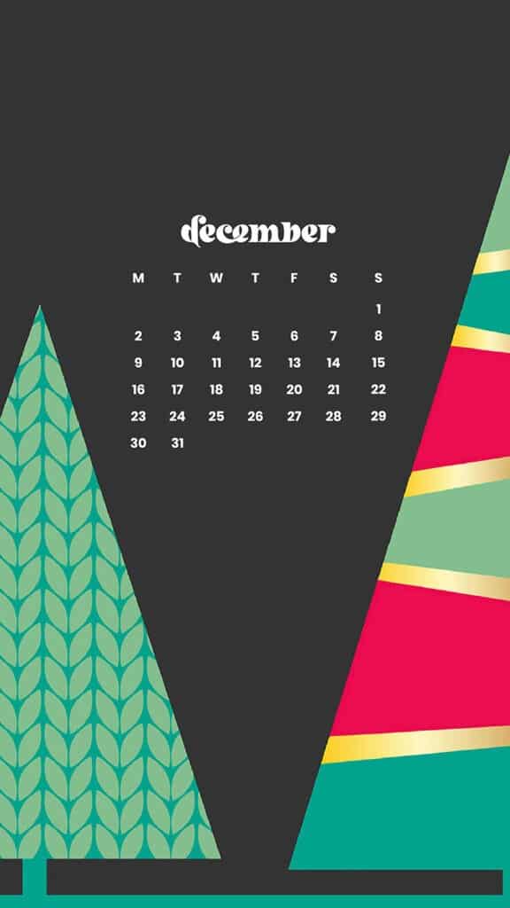 December 2024 Wallpapers – 79 Free Phone &amp; Desktop Calendars (+ Hanukkah &amp; Kwanzaa Options), Oh So Lovely Blog
