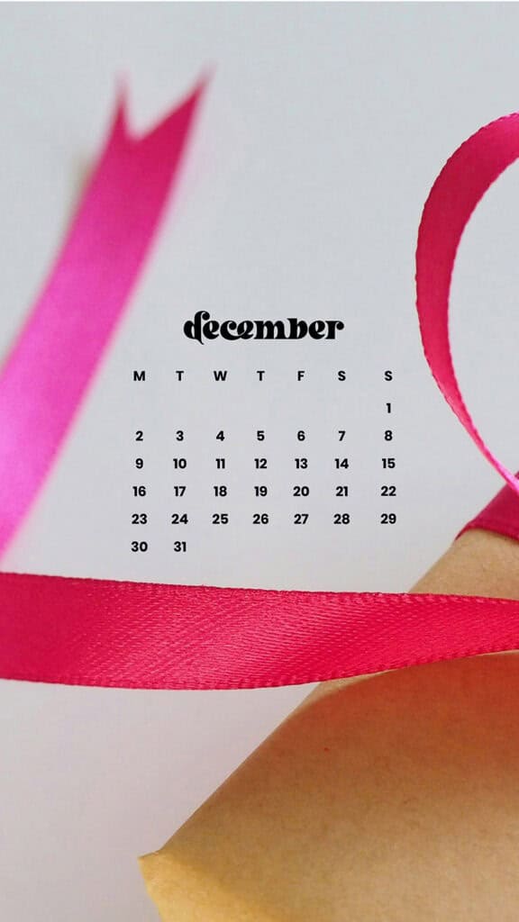 December 2024 Wallpapers – 79 Free Phone &amp; Desktop Calendars (+ Hanukkah &amp; Kwanzaa Options), Oh So Lovely Blog