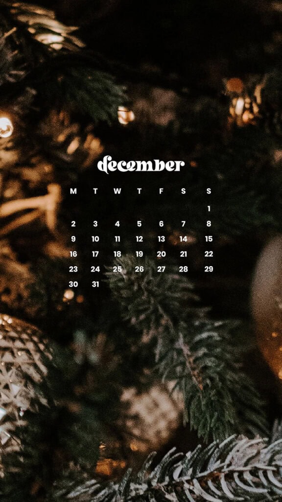 December 2024 Wallpapers – 79 Free Phone &amp; Desktop Calendars (+ Hanukkah &amp; Kwanzaa Options), Oh So Lovely Blog