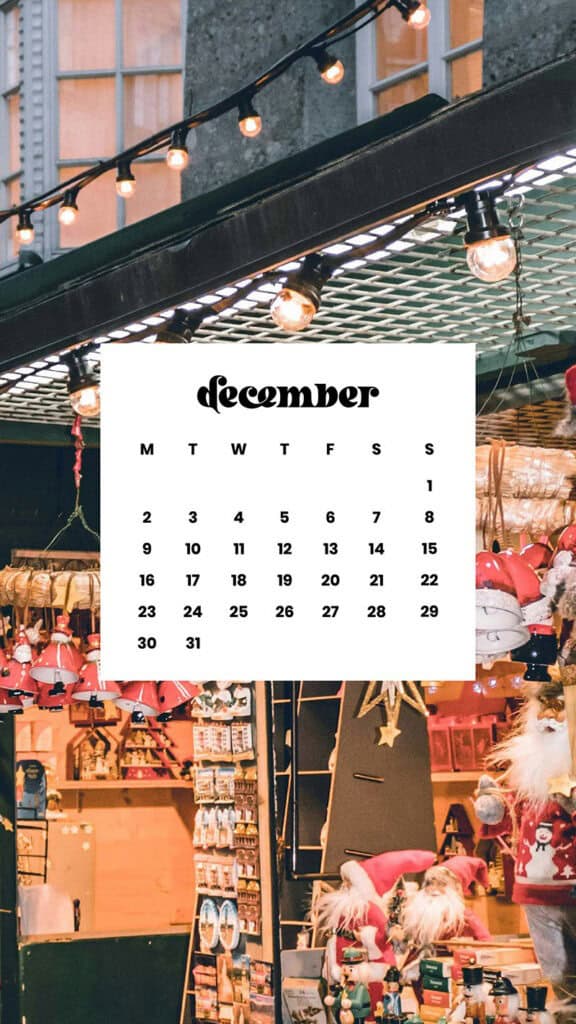 December 2024 Wallpapers – 79 Free Phone &amp; Desktop Calendars (+ Hanukkah &amp; Kwanzaa Options), Oh So Lovely Blog