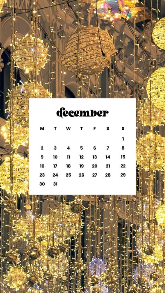 December 2024 Wallpapers – 79 Free Phone &amp; Desktop Calendars (+ Hanukkah &amp; Kwanzaa Options), Oh So Lovely Blog