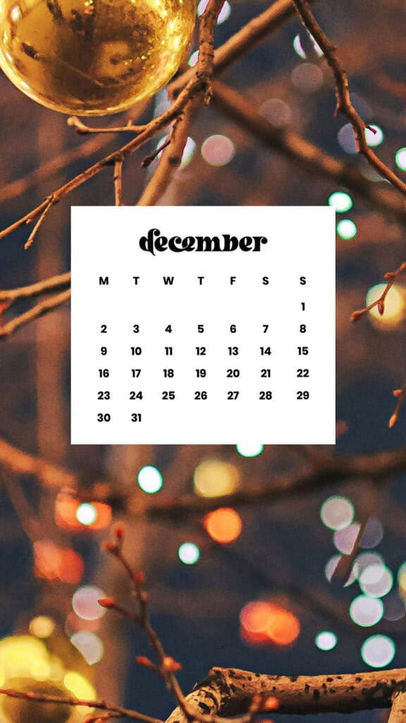 December 2024 Wallpapers – 79 Free Phone &amp; Desktop Calendars (+ Hanukkah &amp; Kwanzaa Options), Oh So Lovely Blog