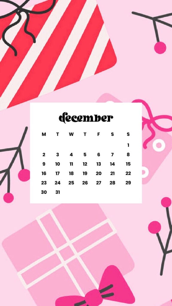 December 2024 Wallpapers – 79 Free Phone &amp; Desktop Calendars (+ Hanukkah &amp; Kwanzaa Options), Oh So Lovely Blog
