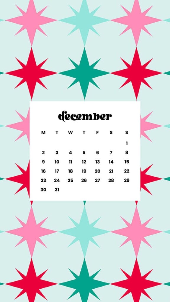 December 2024 Wallpapers – 79 Free Phone &amp; Desktop Calendars (+ Hanukkah &amp; Kwanzaa Options), Oh So Lovely Blog