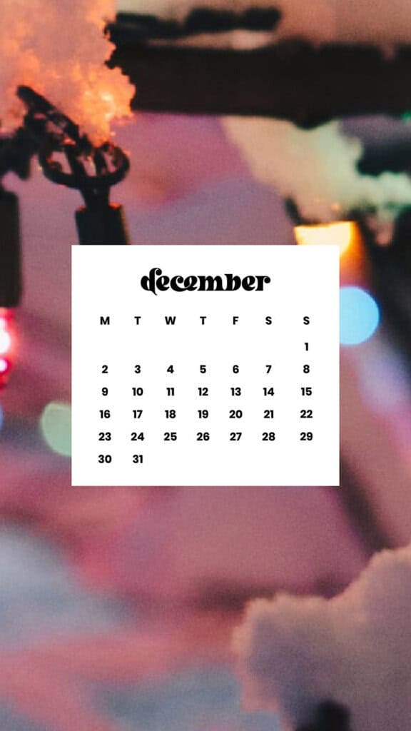 December 2024 Wallpapers – 79 Free Phone &amp; Desktop Calendars (+ Hanukkah &amp; Kwanzaa Options), Oh So Lovely Blog