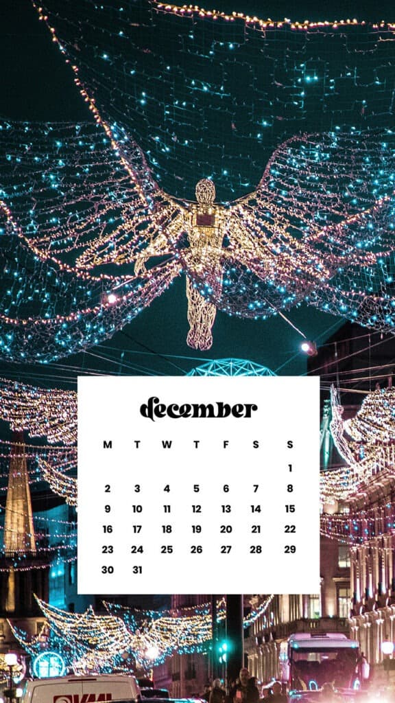 December 2024 Wallpapers – 79 Free Phone &amp; Desktop Calendars (+ Hanukkah &amp; Kwanzaa Options), Oh So Lovely Blog