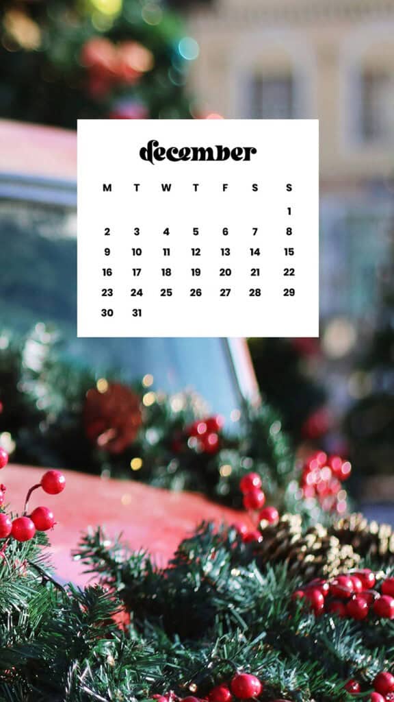 December 2024 Wallpapers – 79 Free Phone &amp; Desktop Calendars (+ Hanukkah &amp; Kwanzaa Options), Oh So Lovely Blog
