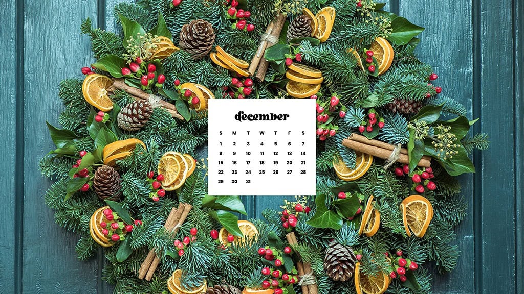 December 2024 Wallpapers – 79 Free Phone &amp; Desktop Calendars (+ Hanukkah &amp; Kwanzaa Options), Oh So Lovely Blog