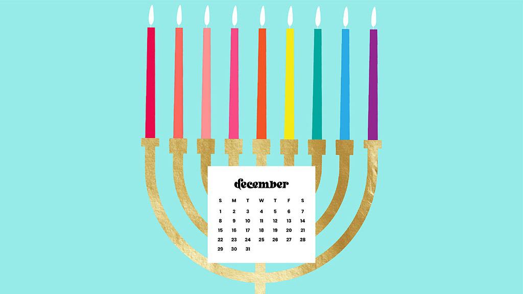 December 2024 Wallpapers – 79 Free Phone &amp; Desktop Calendars (+ Hanukkah &amp; Kwanzaa Options), Oh So Lovely Blog