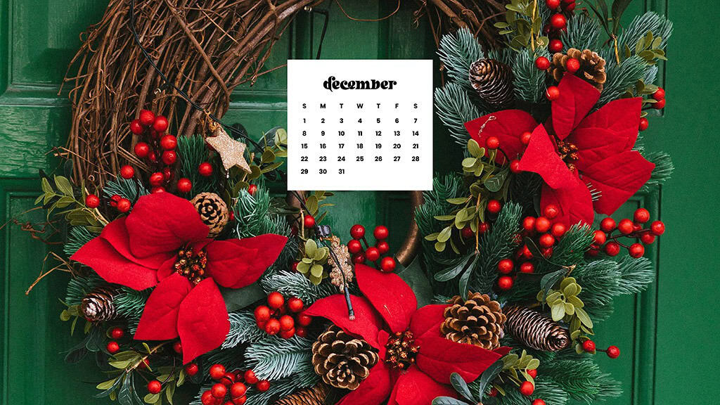 December 2024 Wallpapers – 79 Free Phone &amp; Desktop Calendars (+ Hanukkah &amp; Kwanzaa Options), Oh So Lovely Blog