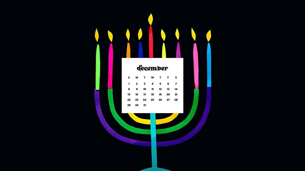 December 2024 Wallpapers – 79 Free Phone &amp; Desktop Calendars (+ Hanukkah &amp; Kwanzaa Options), Oh So Lovely Blog