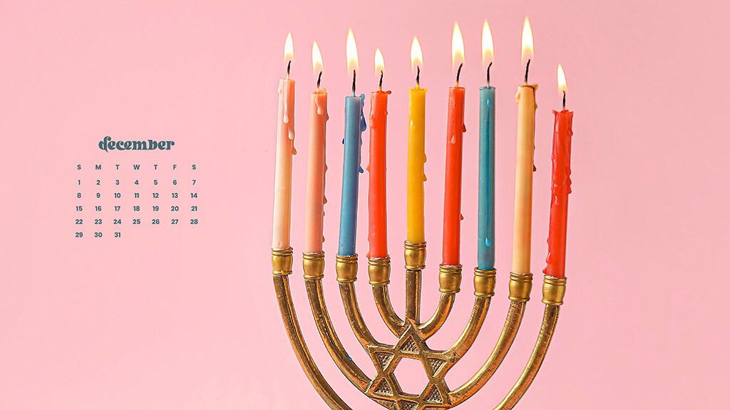 December 2024 Wallpapers – 79 Free Phone &amp; Desktop Calendars (+ Hanukkah &amp; Kwanzaa Options), Oh So Lovely Blog