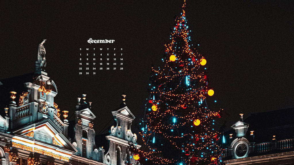 December 2024 Wallpapers – 79 Free Phone &amp; Desktop Calendars (+ Hanukkah &amp; Kwanzaa Options), Oh So Lovely Blog