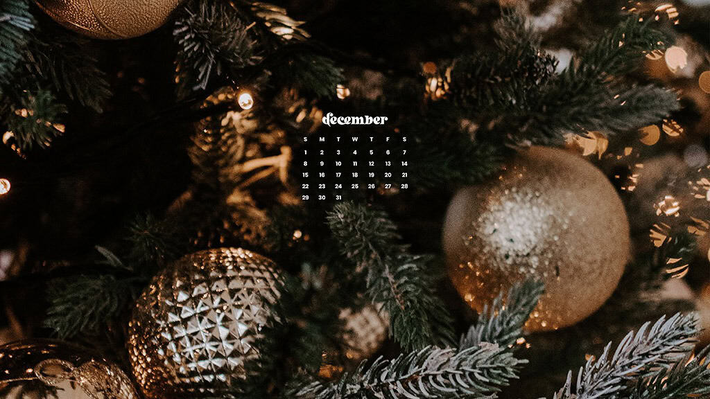 December 2024 Wallpapers – 79 Free Phone &amp; Desktop Calendars (+ Hanukkah &amp; Kwanzaa Options), Oh So Lovely Blog