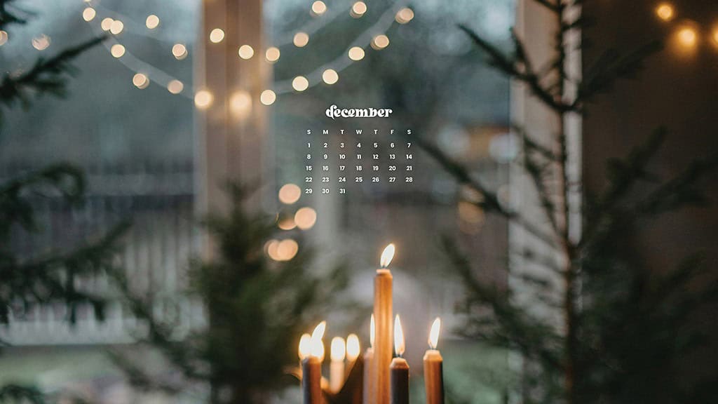 December 2024 Wallpapers – 79 Free Phone &amp; Desktop Calendars (+ Hanukkah &amp; Kwanzaa Options), Oh So Lovely Blog