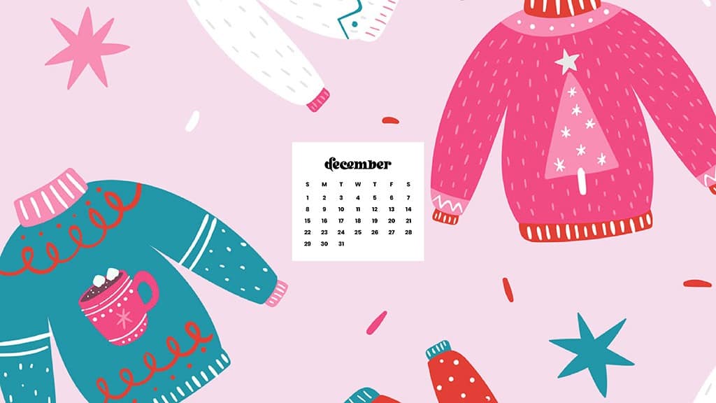 December 2024 Wallpapers – 79 Free Phone &amp; Desktop Calendars (+ Hanukkah &amp; Kwanzaa Options), Oh So Lovely Blog
