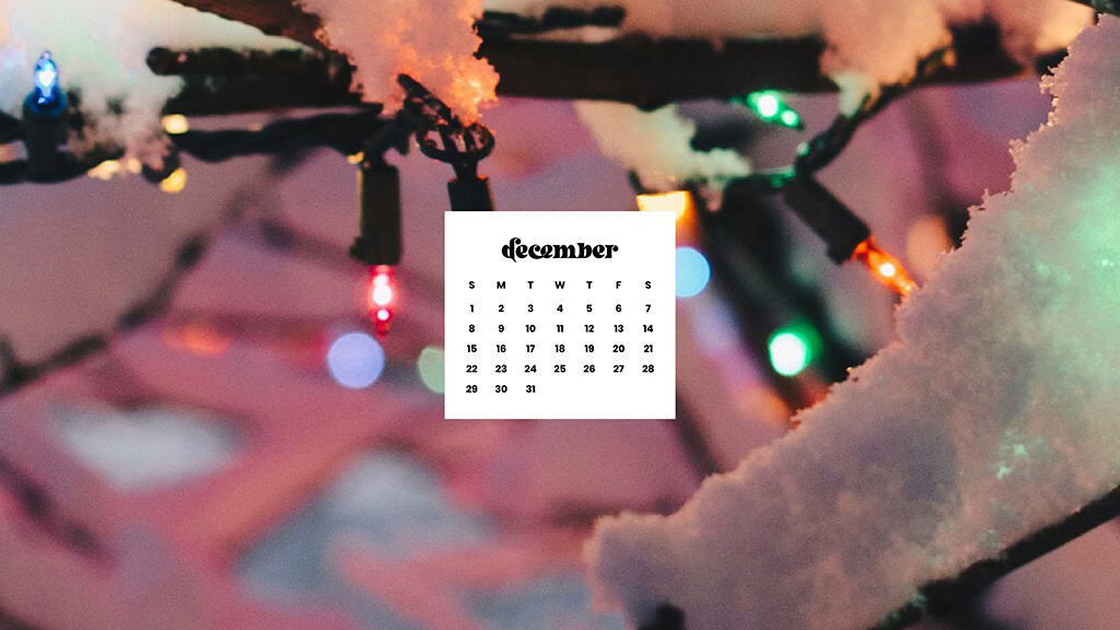 December 2024 Wallpapers – 79 Free Phone &amp; Desktop Calendars (+ Hanukkah &amp; Kwanzaa Options), Oh So Lovely Blog