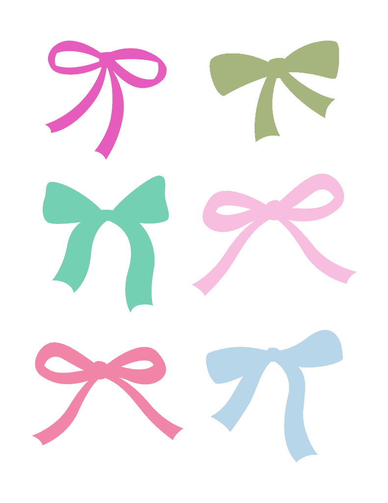 Ribbon Art Printables – 17 Free options – So Cutesy!, Oh So Lovely Blog