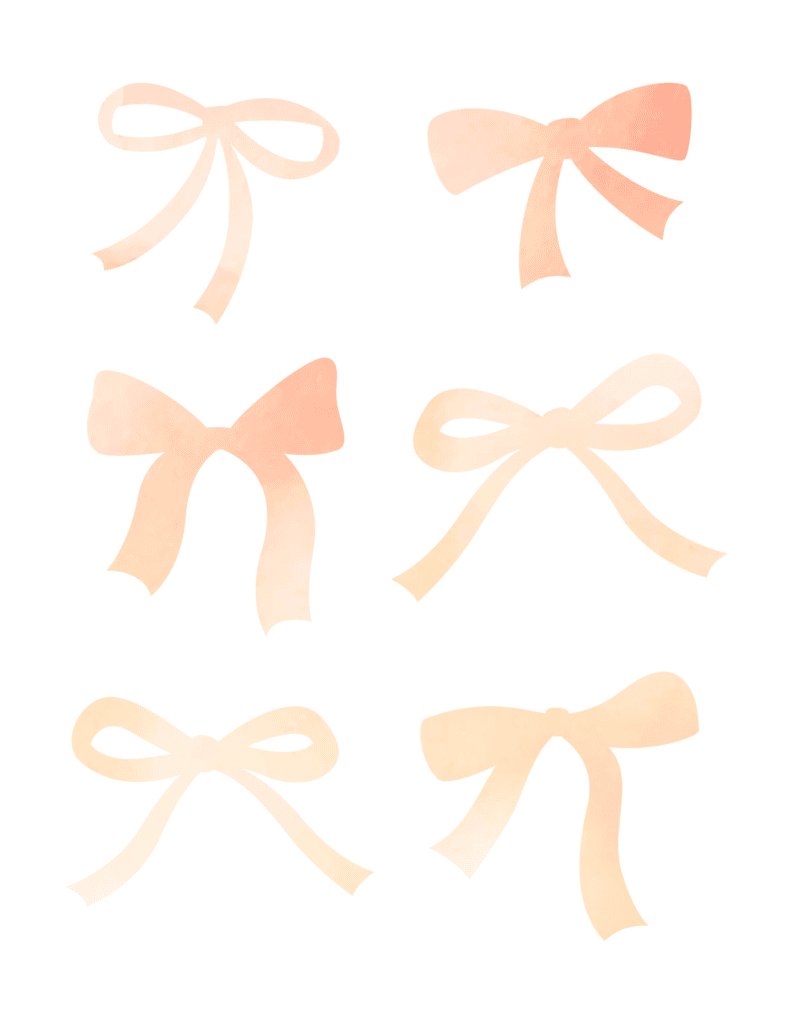 Ribbon Art Printables – 17 Free options – So Cutesy!, Oh So Lovely Blog