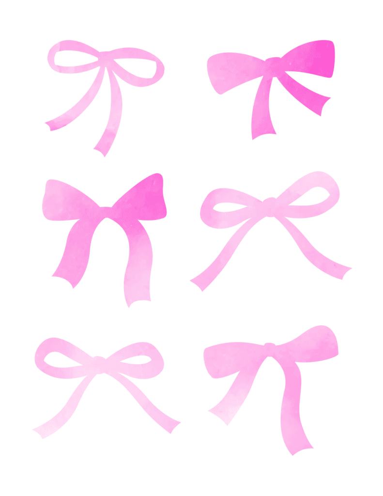 Ribbon Art Printables – 17 Free options – So Cutesy!, Oh So Lovely Blog