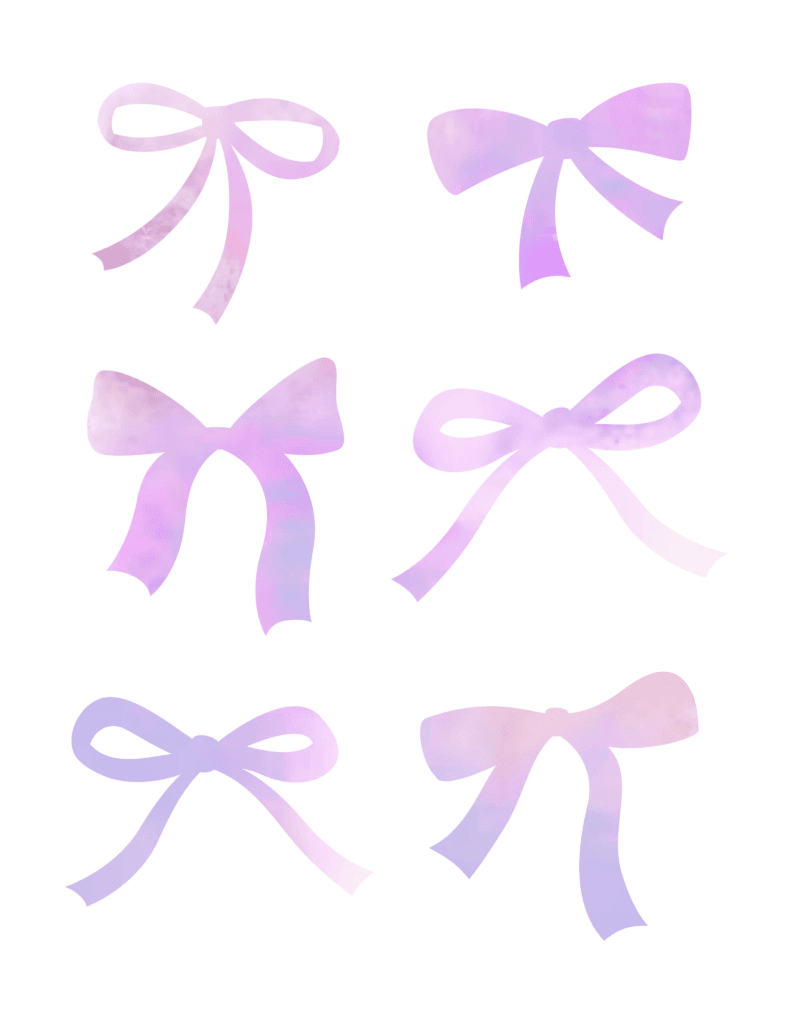 Ribbon Art Printables – 17 Free options – So Cutesy!, Oh So Lovely Blog