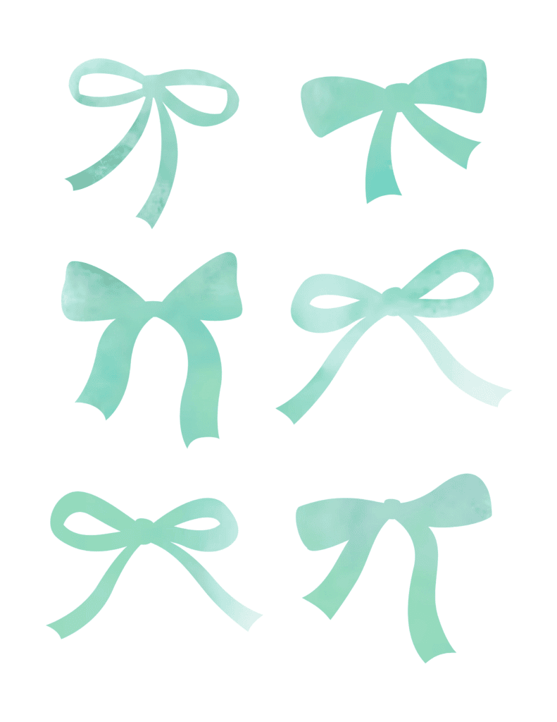 Ribbon Art Printables – 17 Free options – So Cutesy!, Oh So Lovely Blog