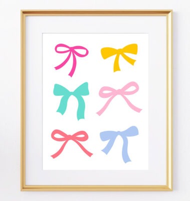 Ribbon art printables β 17 FREE options β perfect for framing!