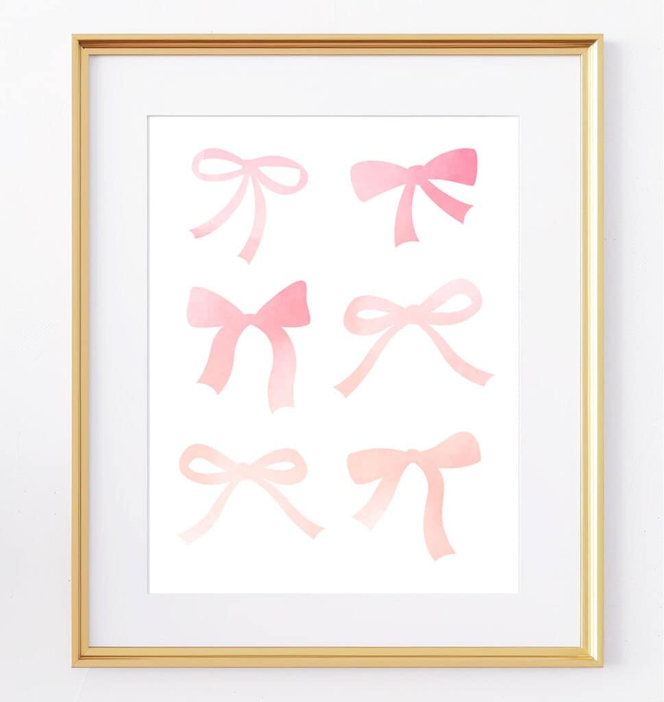 Ribbon Art Printables – 17 Free options – So Cutesy!, Oh So Lovely Blog