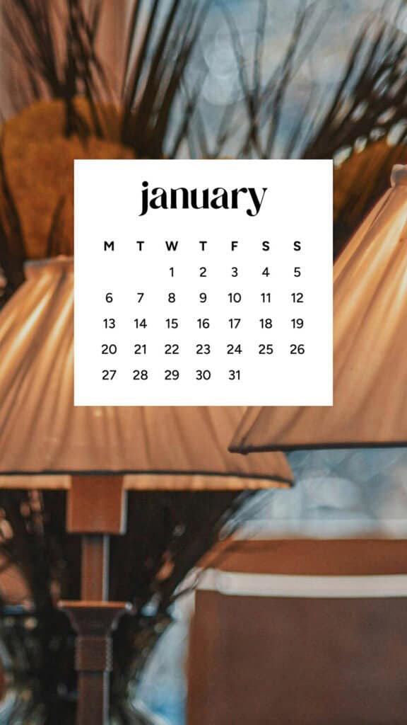 January 2025 – 55 Free Phone &amp; Desktop Calendars!, Oh So Lovely Blog
