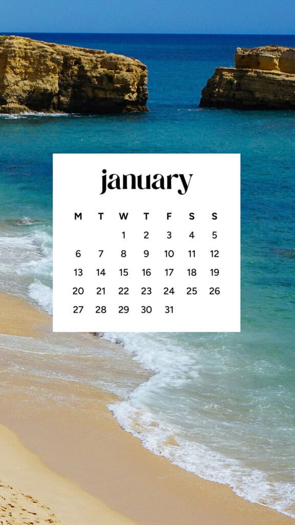 January 2025 – 55 Free Phone &amp; Desktop Calendars!, Oh So Lovely Blog